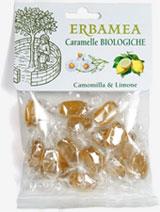 Caramelle Biologiche gusto Camomilla & Limone
