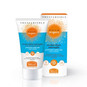 Crema Solare Antirughe viso, collo, dècollètè e mani SPF 50+