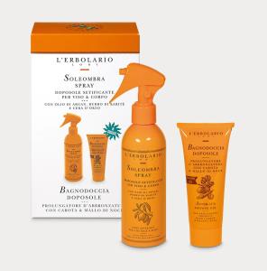 Soleombra Spray Doposole per Viso & Corpo 200 ml con Bagnodoccia Doposole 100 ml Omaggio